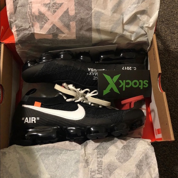 stockx off white vapormax black